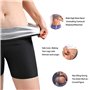 Merkts Pantalon de sudation pour femme, short de sudation 2 en 1, pantalon de sudation pour perte de poids, pantalon de sudation