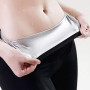 Merkts Pantalon de sudation pour femme, short de sudation 2 en 1, pantalon de sudation pour perte de poids, pantalon de sudation
