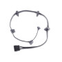 ELFJMZP Lot de 6 rallonges d'alimentation SATA robustes 72 cm - Fils de cuivre étamé 18 AWG - Server/NAS/RAID Ready - CE/RoHS