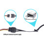 ELFJMZP Câble répartiteur d'alimentation SATA 15 broches 1 mâle vers 5 femelles 18 AWG en cuivre étamé 62 cm pour disque dur, SS