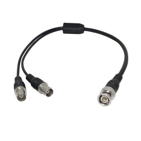 PNGKNYOCN Câble répartiteur BNC coaxial Y BNC mâle vers double connecteur BNC femelle pour appareils photo et équipements vidéo