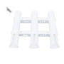 NUZAMAS Support en Plastique PVC 3-Rod en Plastique Support de Rangement pour Canne à pêche pour Bateau