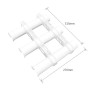 NUZAMAS Support en Plastique PVC 3-Rod en Plastique Support de Rangement pour Canne à pêche pour Bateau