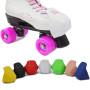 1 Paire de protège-Orteils Anti-Friction en Cuir PU avec 4 Trous pour Patins à roulettes, 1 Paire de Protections d'orteils en Cu