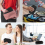 MeoZynxadril Sac de Rangement Câble, Portable Pochette Rangement Cable, Pochette Rangement Cable, Pochette de Rangement, Accesso