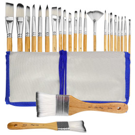 MeoZynxadril 24 Pièces Painting Brush Set