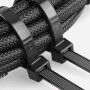 Uootach 200 pièces Attaches de Câble, 7.6mm*300mm Colliers de Serrage en nylon anti-UV, Durable et Robuste Résistance à la Tract