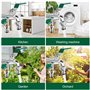 Mesybveo Double Robinet de Jardin, robinet exterieur en laiton, robinet avec double sortie 3/4" et Entrée 1/2", robinet antigel 