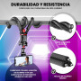 KHROMAX Trépied pour téléphone portable Trépied de voyage avec support mobile, flexible et extensible Trépied perche selfie trép