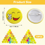 Métal Ronds Pins Smiley Sourire