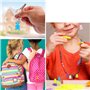 Pendentifs Charms d’Ours Coloré,36 Pcs Porte clés en Résine Ours Coloré Collier Bricolage pour Enfants Filles Résine Résine Colo