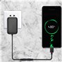 XMSJSIY Lot de 2 câbles adaptateur 5 V CC 5,5 2,1 mm femelle vers USB de type C pour ordinateur portable et téléphone portable