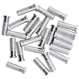 ANCLLO Lot de 50 inserts de flèche en aluminium avec points de tir à l'arc .244 pour entraînement sur cible