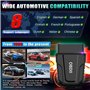 Scanner OBD2 amélioré Lecteur de Code de Voiture sans Fil avec Bluetooth 5.4 détection Automatique du Moteur, Mini Outil de Diag