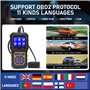 Scanner d'appareil de Diagnostic OBD2, iKiKin Outil de Diagnostic du système du Moteur Vérifiez Le Moteur Moteur Lecteur de Code