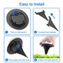 ONSTUY Lampe Solaire Extérieur,12 LEDs Lampe Solaire Jardin,IP65 Etanche Lampe Solaires au Sol,Blanc Froid,Spot LED Solaire Exte