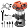 Fexrror Affleureuse Sans Fil Compatible avec Batterie Makita 18 V