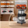 Fexrror Affleureuse Sans Fil Compatible avec Batterie Makita 18 V, Brushless Affleureuse Sans Fil avec 6 Vitesses, 10000-30000RP
