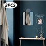 2 Pièces Miroir De Rasage Miroir De Voyage Miroir De Douche Anti-Buée Miroir De Rasage Pour Salle De Bains Miroir De Rasage De S