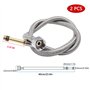 Tuyaux de Raccordement Flexible Monobloc Tuyau Tressé M10 x 1/2 '' BSP 60cm Tuyaux d'arrivée d'eau Tuyau Flexible Robinet Lavabo