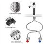 Tuyaux de Raccordement Flexible Monobloc Tuyau Tressé M10 x 1/2 '' BSP 60cm Tuyaux d'arrivée d'eau Tuyau Flexible Robinet Lavabo