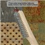 NICAVKIT Lot de 5 brosses à fil manuel avec manche en bois, 3 grandes brosses en acier inoxydable de 250 mm, 2 petites brosses e