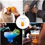 AZKEEGREY Lot de 50 Petite Bouteille Plastique 60ml, Mini Bouteille pour Mignonette Alcool avec Entonnoir Réutilisables Vides Li