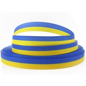 1 rouleau de ruban jaune et bleu de 4