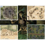 DollaTek 7PCS Jeu de dés en métal Jeu DND Jeu de dés en métal Solide polyédrique D&D avec Sac de Rangement et Alliage de Zinc av