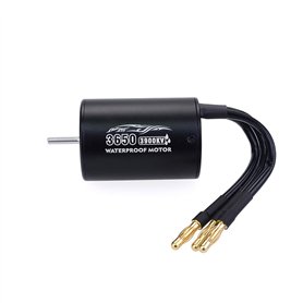 DollaTek RC 3650 3900KV 4Poles Moteur sans balais sans capteur sans fente pour 1/10 Racing Car Accessoire ESC sans balais