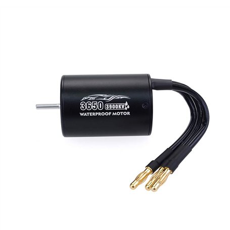 DollaTek RC 3650 3900KV 4Poles Moteur sans balais sans capteur sans fente pour 1/10 Racing Car Accessoire ESC sans balais