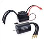 DollaTek étanche 3650 3900KV Moteur brushless avec 60A ESC Pour jouet de camion de voiture RC 1/10