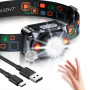 Rolgno Lampe Frontale Rechargeable