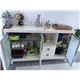 2 pièces coin armoire charnière porte pliante charnière 270 degrés bibliothèque hydraulique armoire accessoires [couverture comp