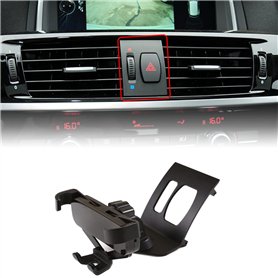 Support de téléphone portable pour console centrale de voiture en alliage d'aluminium pour BMW X3 X4 F25 F26 2011 2011 2012 2013