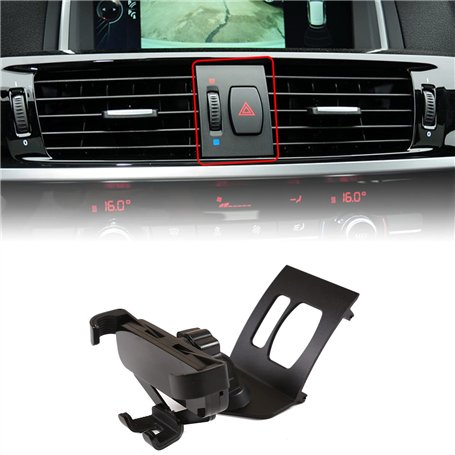 Support de téléphone portable pour console centrale de voiture en alliage d'aluminium pour BMW X3 X4 F25 F26 2011 2011 2012 2013