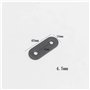 Equerre de Fixation Plats Droits Support en Droit Plat Metalliques Equerres avec Vis pour Bois Meubles Placard Réparation Suppor