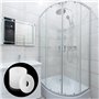 Lot de 20 joints plats en nylon blanc - Rondelles rondes en silicone - Rondelles plates - Rondes - Pour poignées de porte de sal