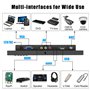 Suprlipy Mini Moniteur HDMI 10,1 Pouces 1920x1200 IPS boîtier en métal écran LCD Prend en Charge l'entrée HDMI/VGA/AV/BNC avec t