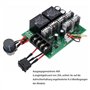 GERUI Contrôleur de moteur CC 9-50 V 40 A - Régulateur de vitesse du moteur CC - Contrôleur réversible 12 V 24 V 36 V 48 V 2000 