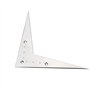 Alnicov Lotmusic Chevalet de guitare 6 cordes en V Compatible avec accessoires de guitare Flying V Argenté