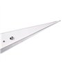 Alnicov Lotmusic Chevalet de guitare 6 cordes en V Compatible avec accessoires de guitare Flying V Argenté