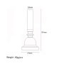 Embouchure de trompette Alnicov Embouchure d'instruments 7C en laiton doré compatible avec les débutants et les joueurs professi