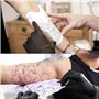 KLYNGTSK 50 Feuilles Papier Transfert Tatouage Imprimable Papier de Transfert Thermique A4 Feuille Carbone Tatouage Non Toxique 