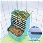 NO 1 Mangeoire à Foin Lapin 1 Distributeur DEau pour Petits Animaux, Moins de crèche gaspillée, pour Lapins, cochons Dinde, Chin