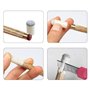 JUHONNZ Embout Queue de Billard,50 Pcs Embout Canne de Billard, Pointes de Rechange Billard, Accessoires de Billard Bâton Embout