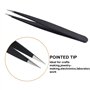 Pince à épiler Les Sourcils,2 PCS Pince à Sourcils Pincettes en Acier Inoxydable Econtal Pince à Épiler pour Sourcils pour Sourc