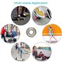 Roulement a Bille,8 PCS Roulement de Planche à Roulettes 608RS ABEC-9 Longboard Roller Double Blindé Roulements de Patin en Méta