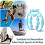 QOUBNIC Rouleau de Massage, Rouleau Musculaire pour Jambes Foam Roller, Rouleau Massage Dos Rouleau de Massage Musculaire pour M