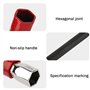 QOUBNIC 8-17 mm Outil Spécial pour Robinet de Lavabo Clé de Robinet, Jeu de Clés pour Écrou de Robinet Cle pour Robinet Evier po